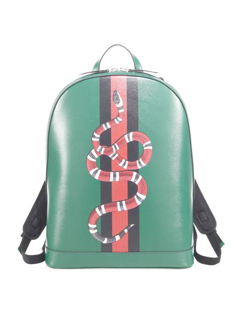 green gucci snake backpack|gucci blue backpack.